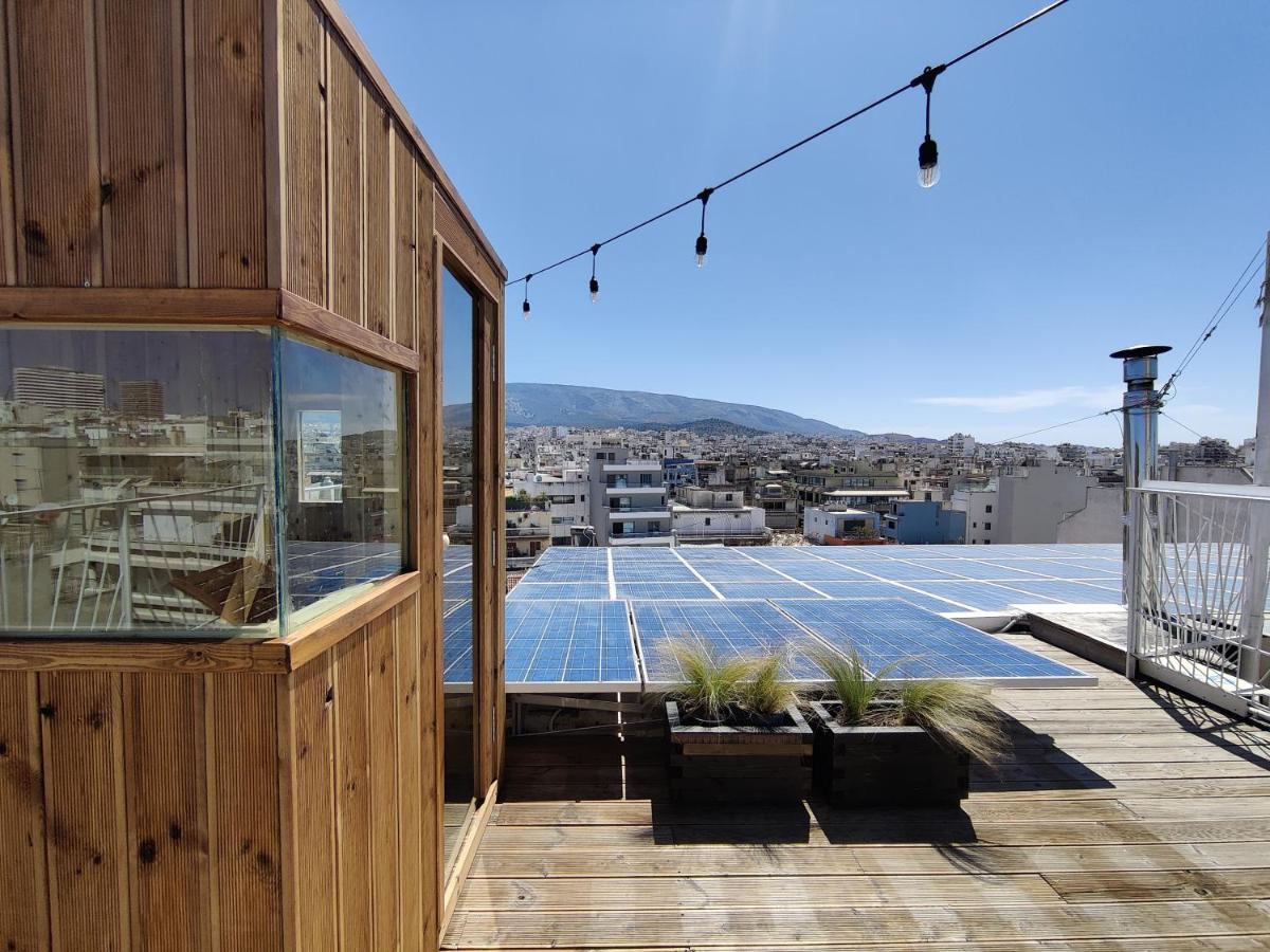 Unique Solar Penthouse With Jacuzzi And Sauna In Central أثينا المظهر الخارجي الصورة