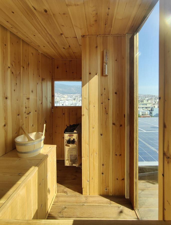 Unique Solar Penthouse With Jacuzzi And Sauna In Central أثينا المظهر الخارجي الصورة