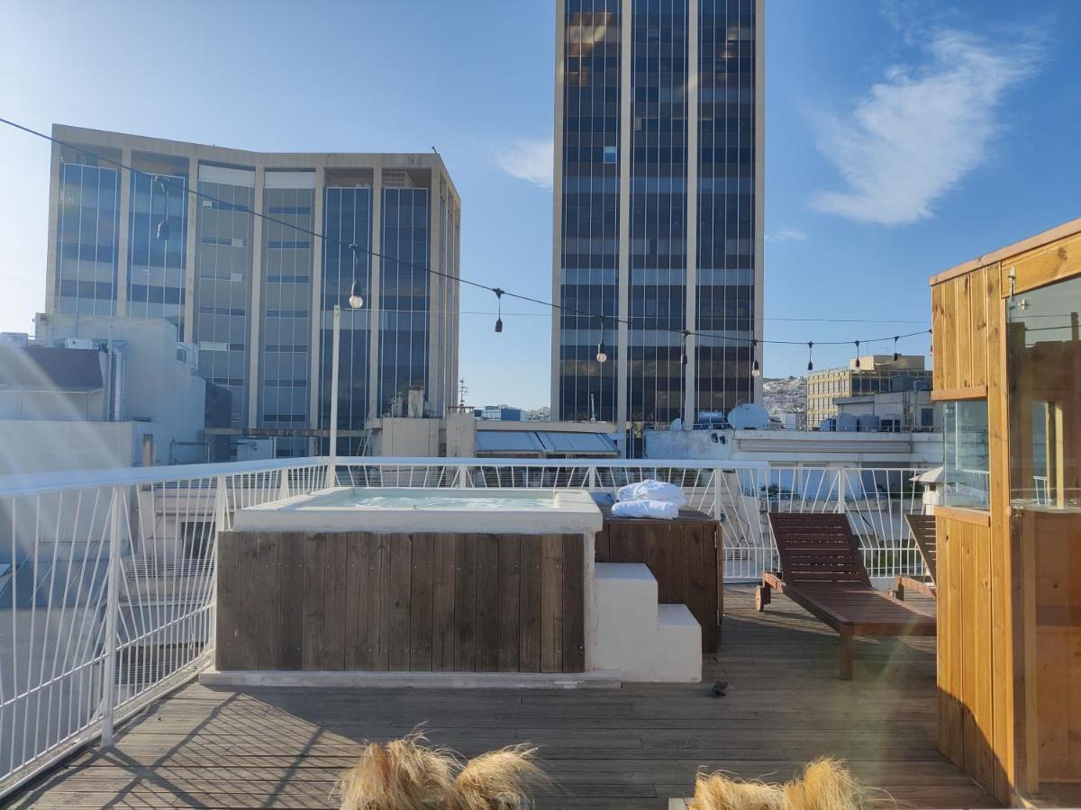 Unique Solar Penthouse With Jacuzzi And Sauna In Central أثينا المظهر الخارجي الصورة